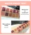Import Wholesale Cosmetics 18-color High Pigment Eyeshadow Beauty Desert Rose Eyeshadow Palette Matte Glitter Shimmer Eye Shadow Makeup from China