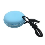 Wholesale Custom Natural Teething Chew Toy Biscuit Cookie Corner Food Grade BPA Free Safe Baby Silicone Teether