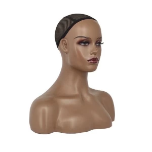 Wholesale Female Wig Display Shoulders Hair Makeup Cheap Wigs Human  Male African American Mannequin Head
