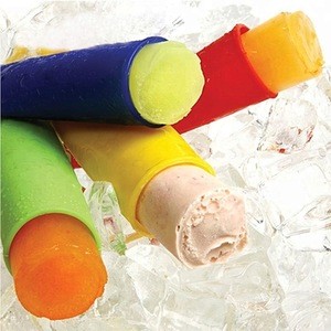 Wholesale Frozen Ice Cream Pop Silicone Popsicle Maker 100% FDA Silicone Ice Cream Cube Mould