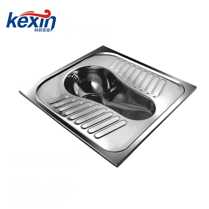Wholesale High Quality WC squat pan , Stainless Steel Squatting pan