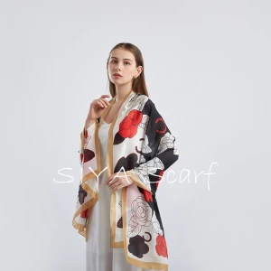 wholesale hot sale High Quality shawls smooth Classic scarf