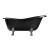 Import wholesale hot tubs antique tin Claw foot bathtubs with black color from China