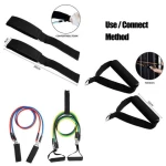 Wholesale 150lbs Bande Latex Resistant Tube TPE 11Pieces Elastic Latex Fitness Workout Exercise Resistance Bands Set