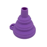 Wholesale multi-function silicone fold funnel, rubber funnel