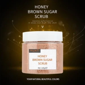 wholesale 100% natural whitening moisturizing organic honey brown sugar skin care body scrub for exfoliating