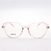 Wholesale new style eyeglasses round acetate optical frame transparate eyeglasses frame acetate