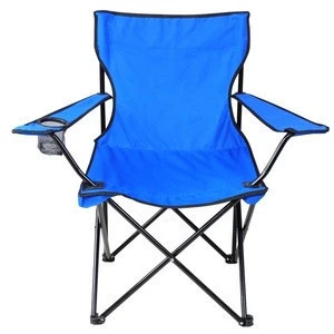 Wholesale Outdoor Pocket Polyester Padded Lightweight Ultralight lounge Armrest Beach Folding camping chair