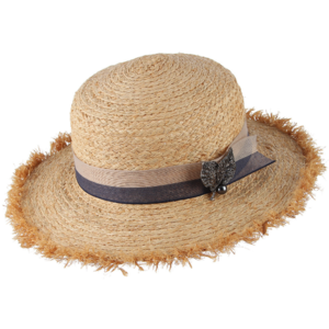 Wholesale panama womens raffia straw hats in summer beach/Women summer hat church lady