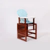 Wholesale price manufacturers wooden chair /children table chair with safrty belt