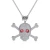 Import Wholesale Quality Iced Out Red Eye Skull Hip Hop Pendant Necklace from China