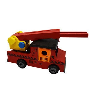 Wholesale Safety Wooden Crane Vehicles For Kids