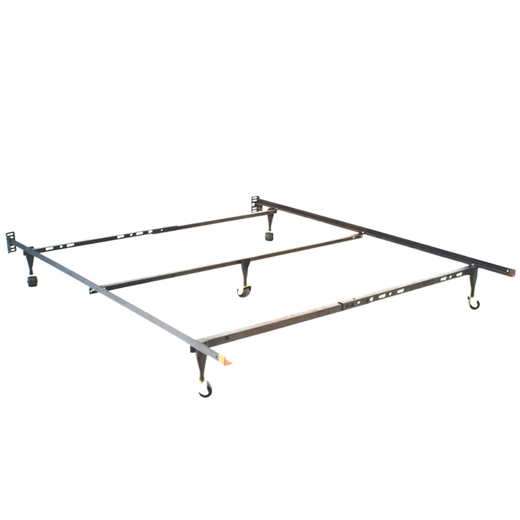 Wholesale Traditional American Style Hotel Adjustable Steel Metal Bed Frame