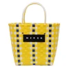 Wholesaledesigner women summer beach woven PVC tote bag shopping basket