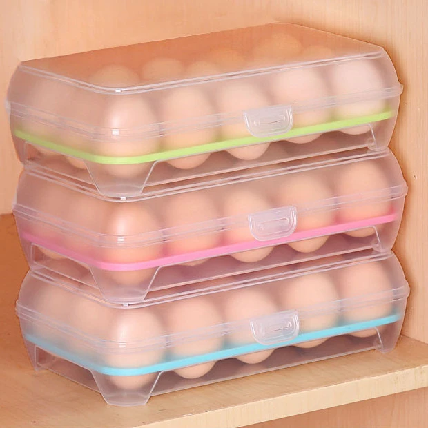 Wholesales Reusable Collapsible Retractable Large Capacity Refrigerator Plastic Storage Basket With Handle