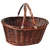 wicker basket for gift food fruit, wicker basket with flexible handle