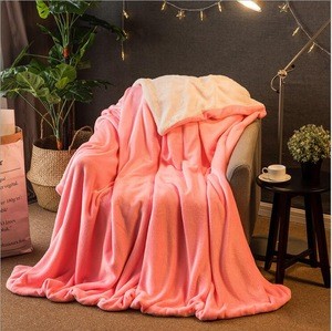 Winter Wool Knee Blanket Ferret Cashmere Warm Fleece Plaid Super Soft Throw On Sofa Bed Knee Blanket
