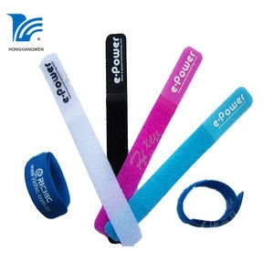 Wire accessories colorful hook loop cable ties