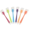 With Stainless Steel Core For Mixing Folding Scraping Cooking Colorful Transparent Silicone Spatula