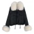 Import Women denim jacket winter style fox fur trim overcoat rex rabbit fur lined  lady coat from China