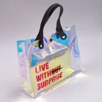 Women Pvc Bags Transparent Clear Waterproof Pvc Bag With Handle