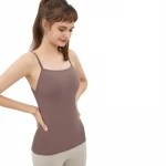 Womens Compression  Gym Camisole Long Workouts Tank Tops