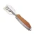 Wooden handle Foldable Detachable 5 in 1 multi-functional Stainless Steel BBQ Accessories Tools