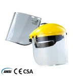 Workplace Safety Supplies Polycarbonate En166 Ansi Clear Grinding Face Shield