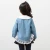 Import X65293A wholesale new autumn baby girls denim lace cardigan coat from China