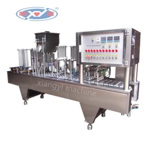 XBG32-2 manufacturers supplier hair grease cups filling and sealing machine