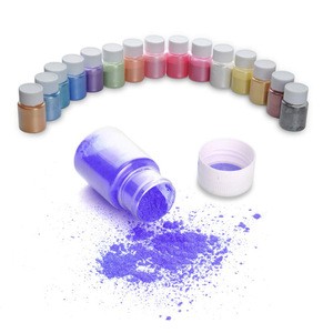 XQ102 Mica Powder 24Colors Pearl Powder Resin In Bottle For Paint Soap Making Bath Bomb DIY Candle Making Fine Arts