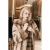 Import XuXin 2019 oem Women&#039;s fashion clothing long plus size denmark coffee suede fur winter coat with hat fur collar from China