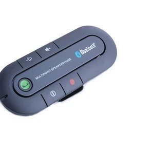 Yaika Wireless Bluetooth V3.0 EDR Multipoint Handsfree Speakerphone Car Visor Speakerphone with DSP technology