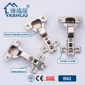YASHIJU B62 Best Price & Professional Supplier Furniture Hardware One/Two way 60g Cabinet Concealed Door Hinge