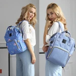 YD-1802 Multifunction Large Capacity Travel Backpack Mummy Baby Diaper Bag with USB charging