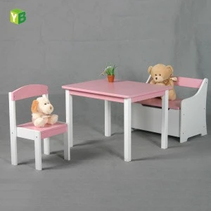 Yibang Harmless Materials Child Table And Chair wooden kid desk
