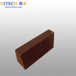 Zibo HITECH low carbon refractory magnesia chrome brick against slags and alkali oxides