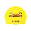 ZLF Hot selling 100% silicone swimming hats design CP-3 soft customized pattern kids swimming cap