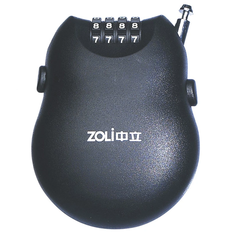 ZOLi 84613 Mouse Lock Bicycle Roll-back Combination Cable Lock