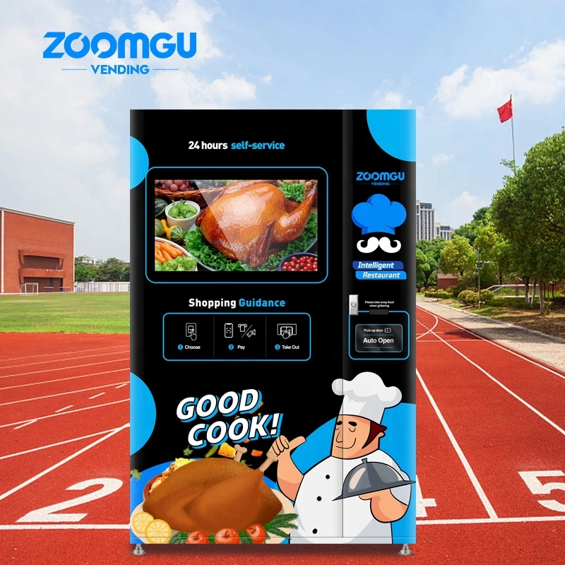 Zoomgu OEM DOM bento box cooked food vending machine healthy meal vending machine