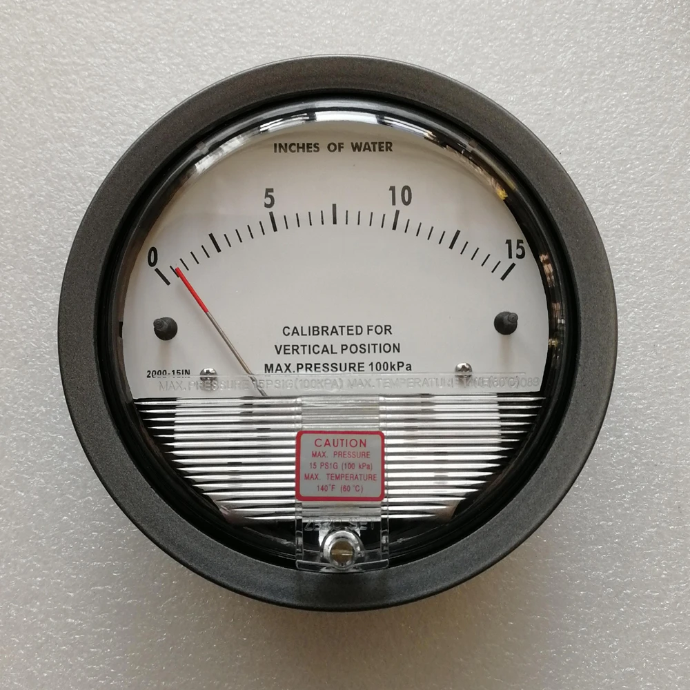 0-60pa Differential pressure gauge