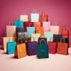 Custom Logo Printed Luxury Paper Gift Bag Packaging Shopping Bag with Your Own Logos for Clothes Garments Men Women
