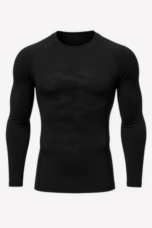 Men's Compression Shirt – Long Sleeve Athletic Base Layer