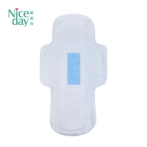 Free samples blue chip non-woven sanitary napkin wholesale economy 0% fragrance and chlorine Menstrual pads
