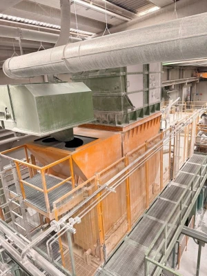 AGGLOMERATED MARBLE BLOCK FORMING PLANT