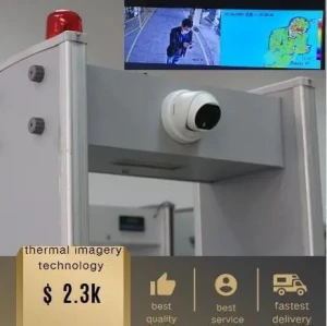 Walkthrough Metal Detector with Thermometry/Infrared Thermometer