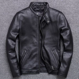 Cowhide Casual Leather Jacket