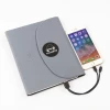 Factory customized pu leather notebook charging power bank Built-in 10000mah Power Bank a5 notebook with pen holder and