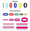 Personalised Orange Rubber Bracelets Wholesale