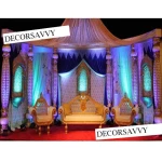 Stylish Wedding Decorative Asian Backdrop Stage